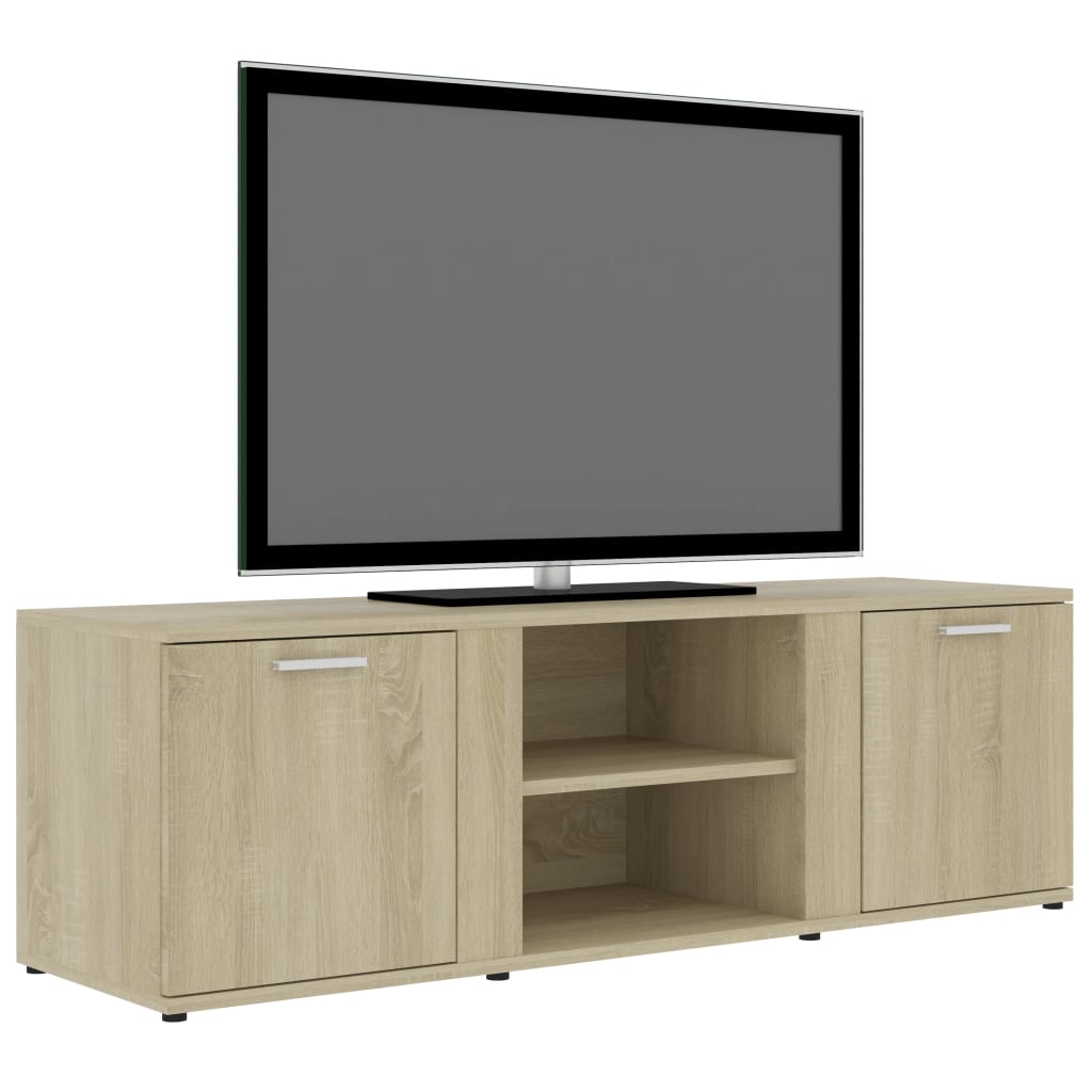 Meuble TV Chêne sonoma 120x34x37 cm Bois d’ingénierie Meubles TV vidaXL   