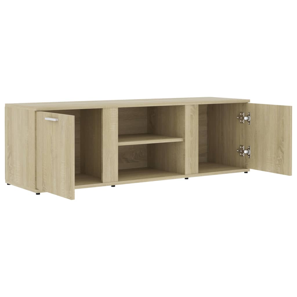 Meuble TV Chêne sonoma 120x34x37 cm Bois d’ingénierie Meubles TV vidaXL   
