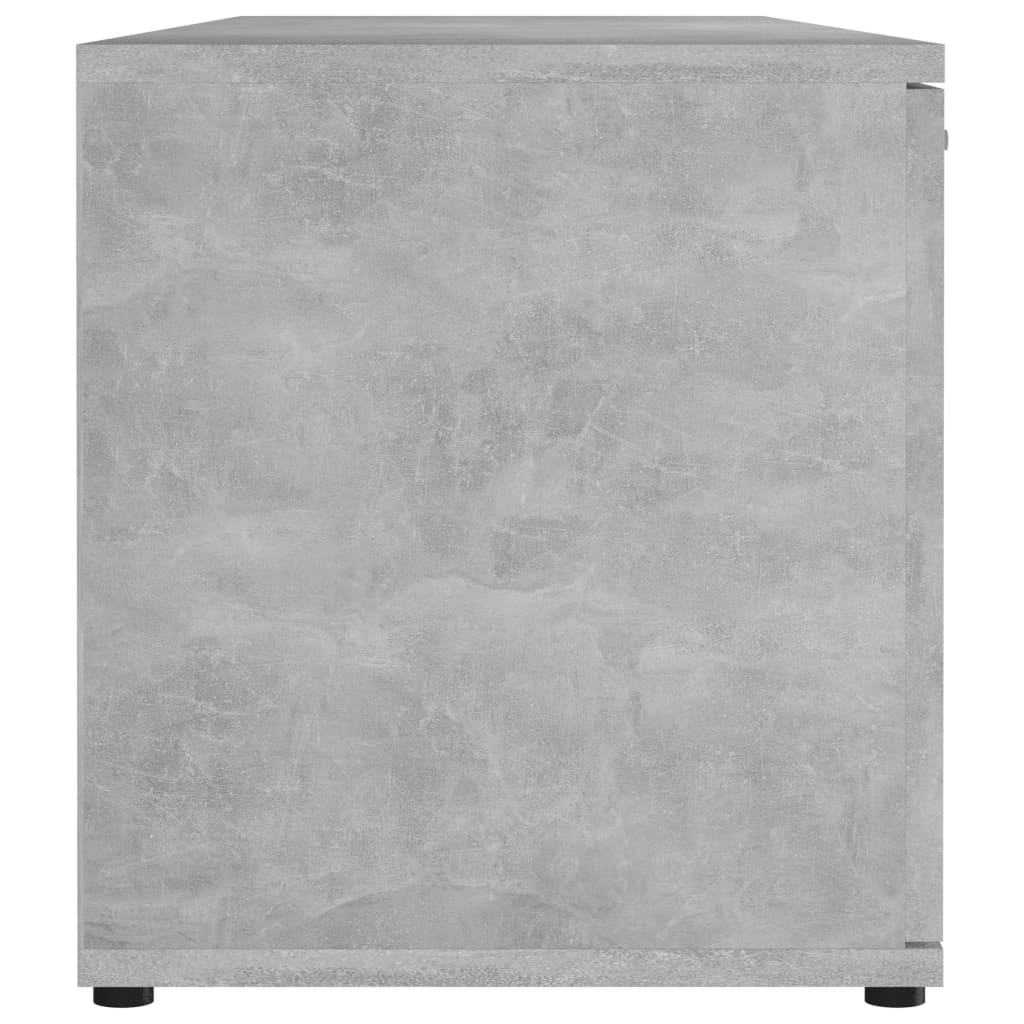 Meuble TV Gris béton 120x34x37 cm Bois d’ingénierie Meubles TV vidaXL   