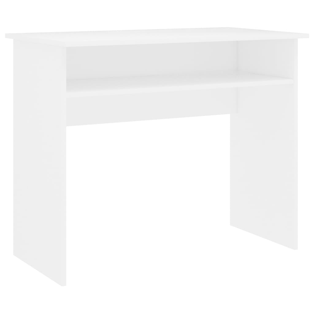 Bureau Blanc 90x50x74 cm Bois d'ingénierie Bureaux vidaXL