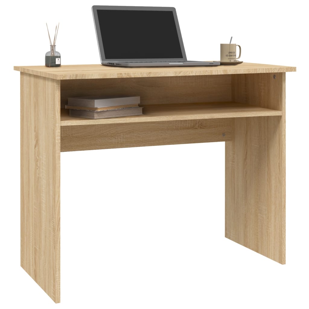 Bureau Chêne sonoma 90x50x74 cm Bois d'ingénierie Bureaux vidaXL