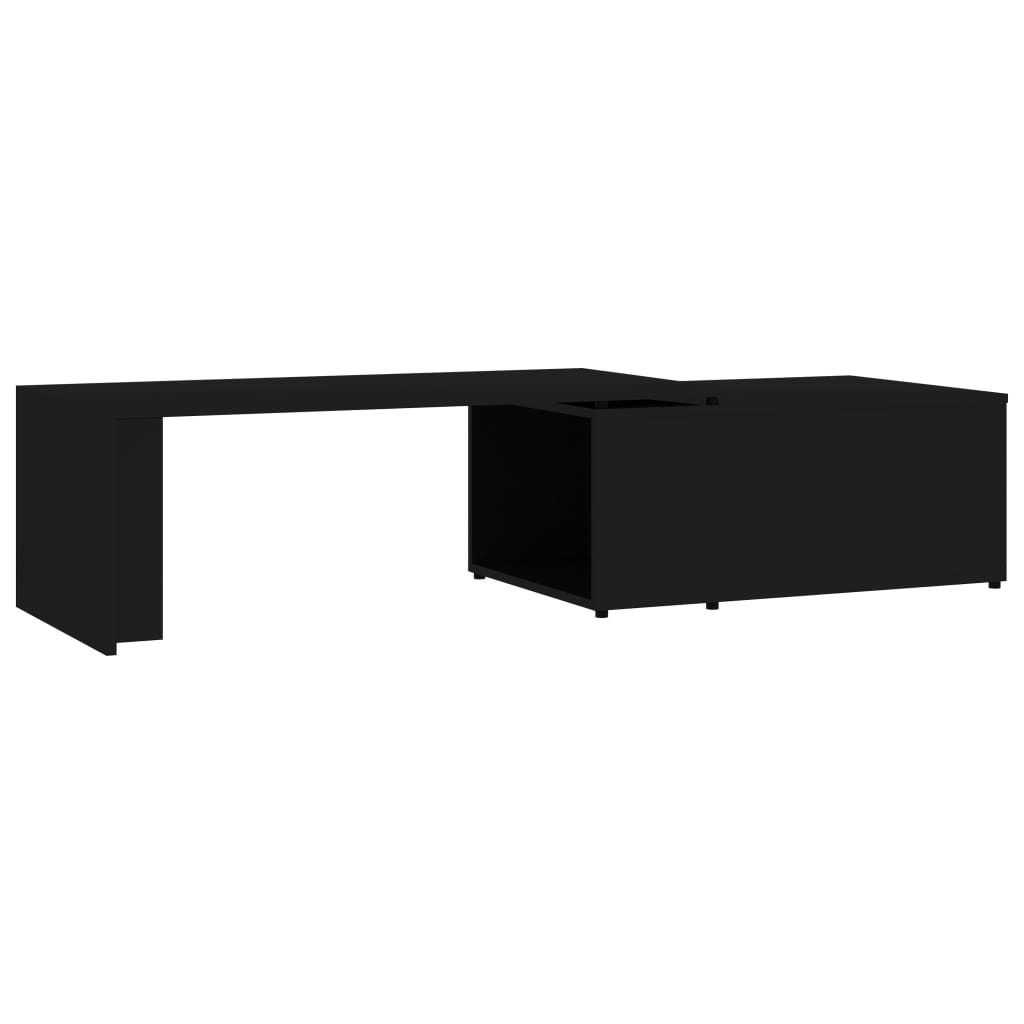 Table basse Noir 150x50x35 cm Bois d'ingénierie - XIOS