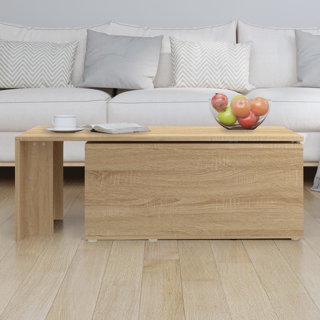 Table basse Chêne sonoma 150x50x35 cm Bois d’ingénierie - XIOS