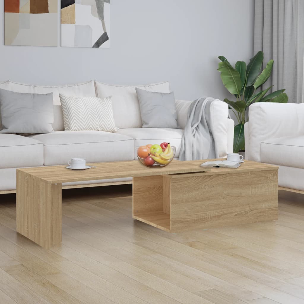 Table basse Chêne sonoma 150x50x35 cm Bois d’ingénierie - XIOS