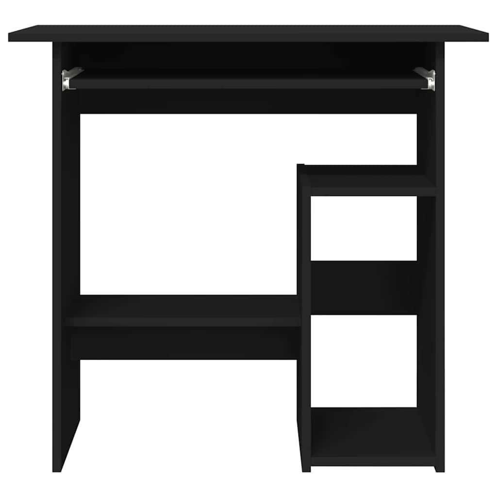 Bureau Noir 80x45x74 cm Bois d’ingénierie - XIOS