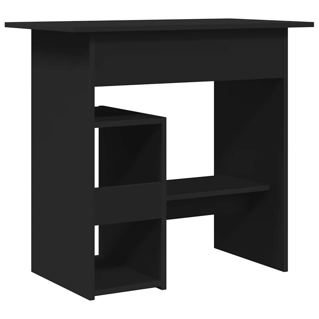 Bureau Noir 80x45x74 cm Bois d’ingénierie - XIOS