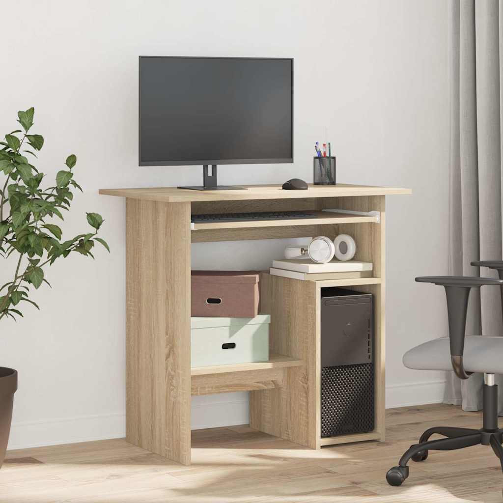 Bureau Chêne sonoma 80x45x74 cm Bois d’ingénierie - XIOS