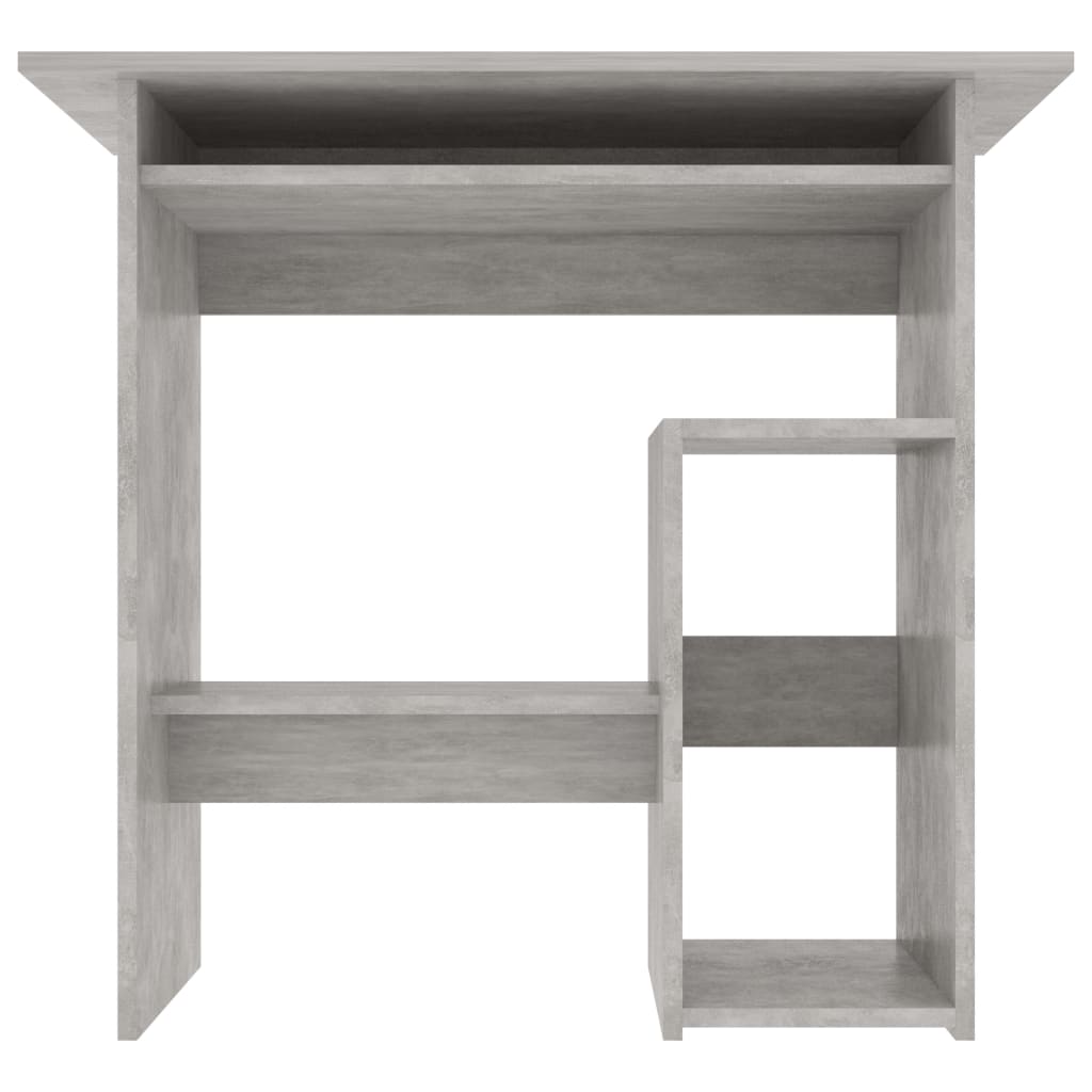 Bureau Gris béton 80x45x74 cm Bois d’ingénierie Bureaux vidaXL   