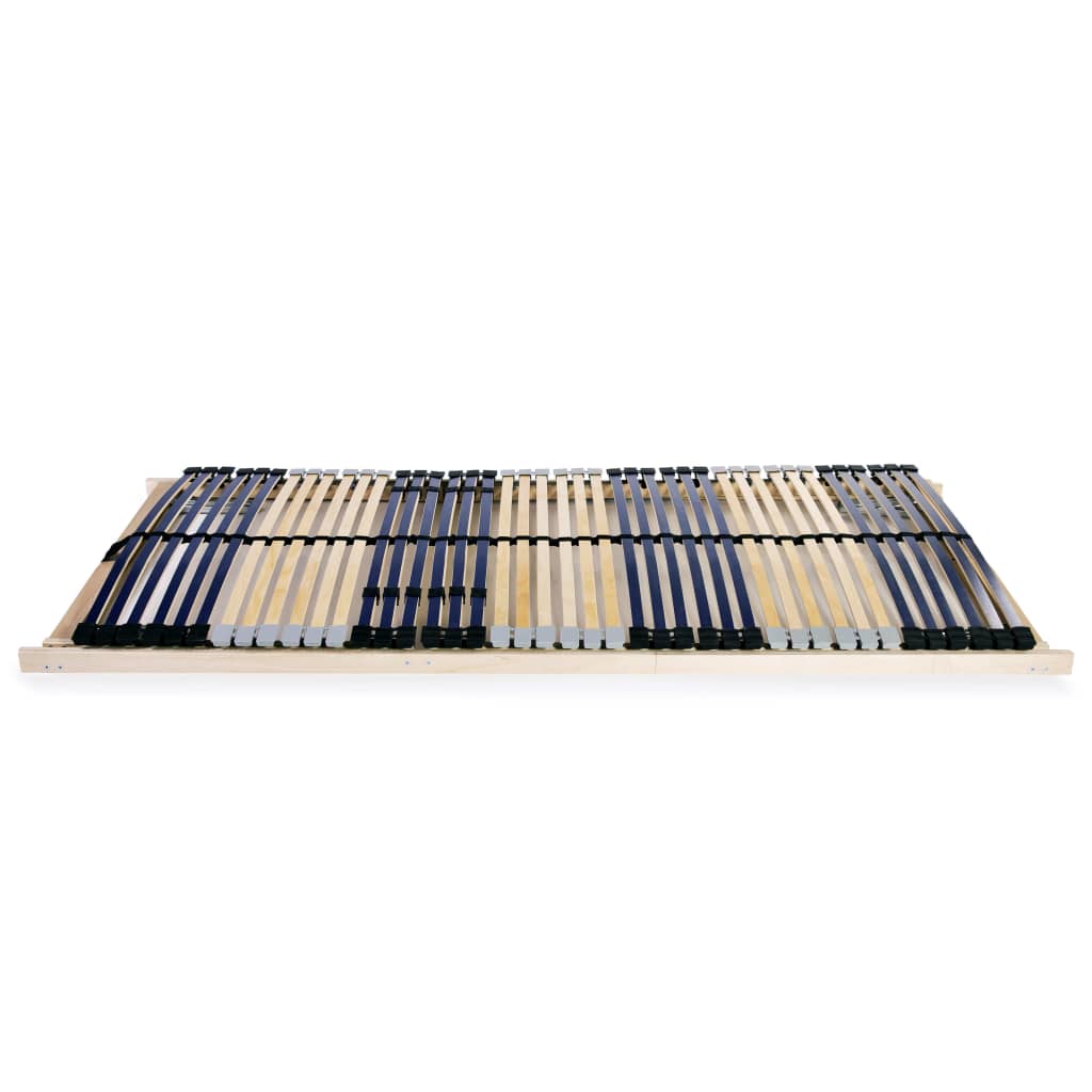 Sommiers à lattes sans matelas 2 pcs avec 42 lattes 80x200 cm - XIOS