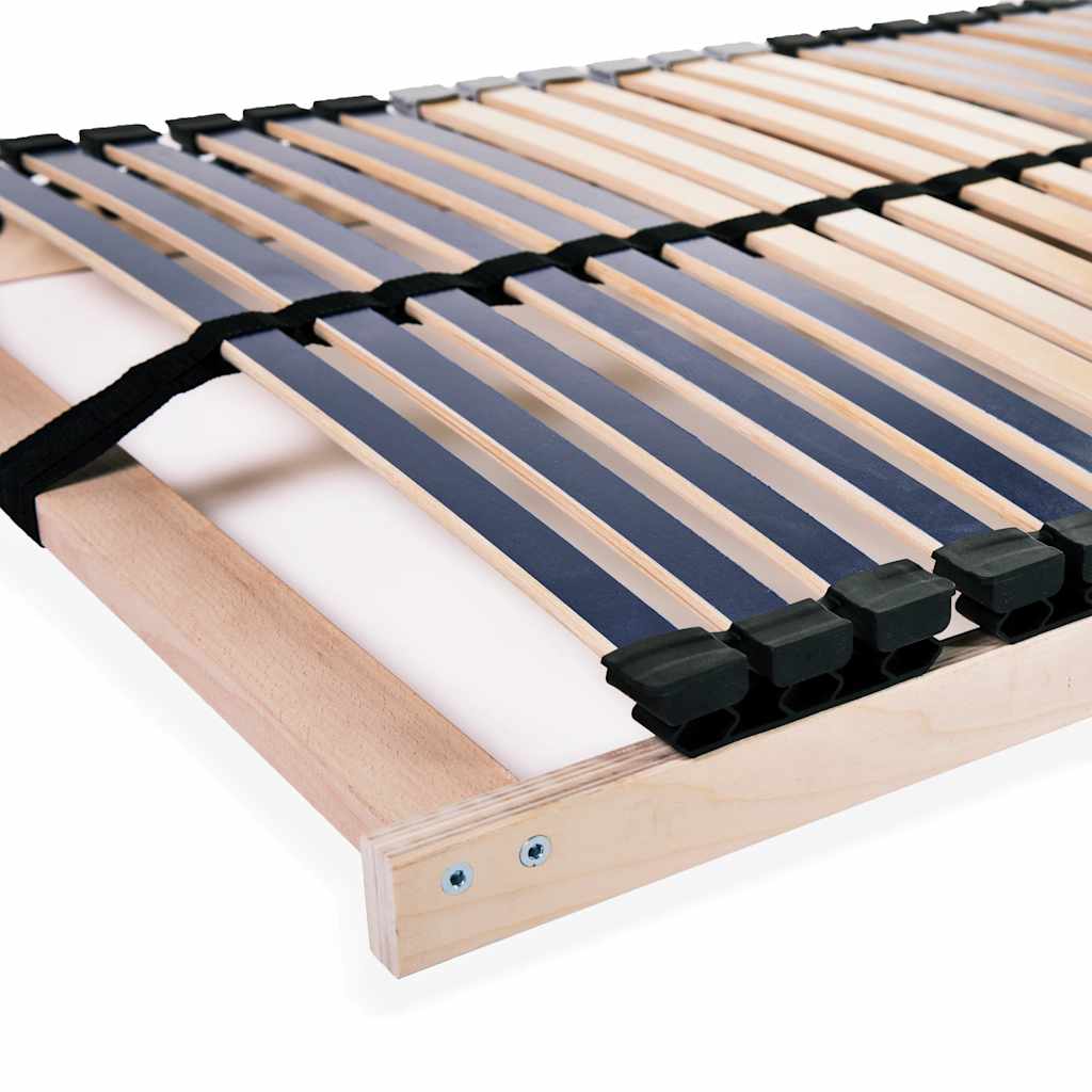 Sommiers à lattes sans matelas 2 pcs avec 42 lattes 90x200 cm - XIOS
