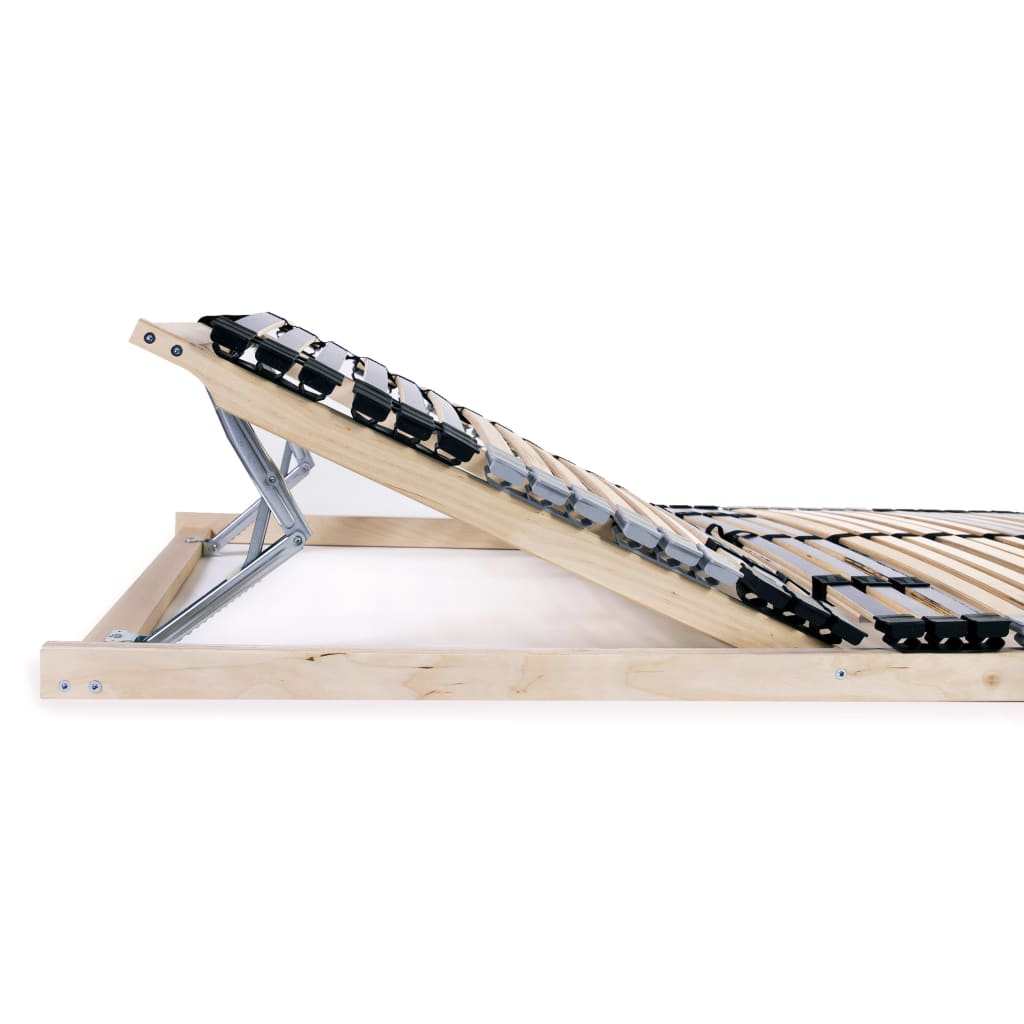 Sommiers à lattes sans matelas 2 pcs avec 42 lattes 90x200 cm - XIOS