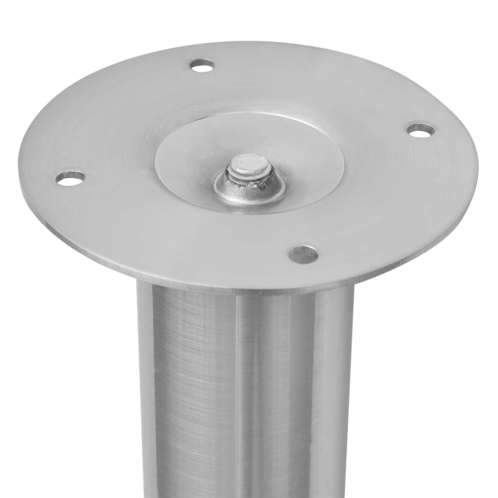Pieds de table télescopiques 4 pcs Nickel brossé 710 mm-1100 mm - XIOS