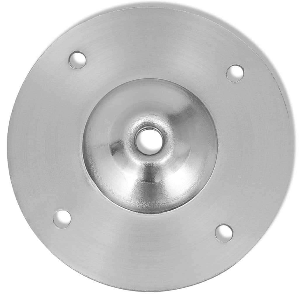 Pieds de table télescopiques 4 pcs Nickel brossé 710 mm-1100 mm - XIOS