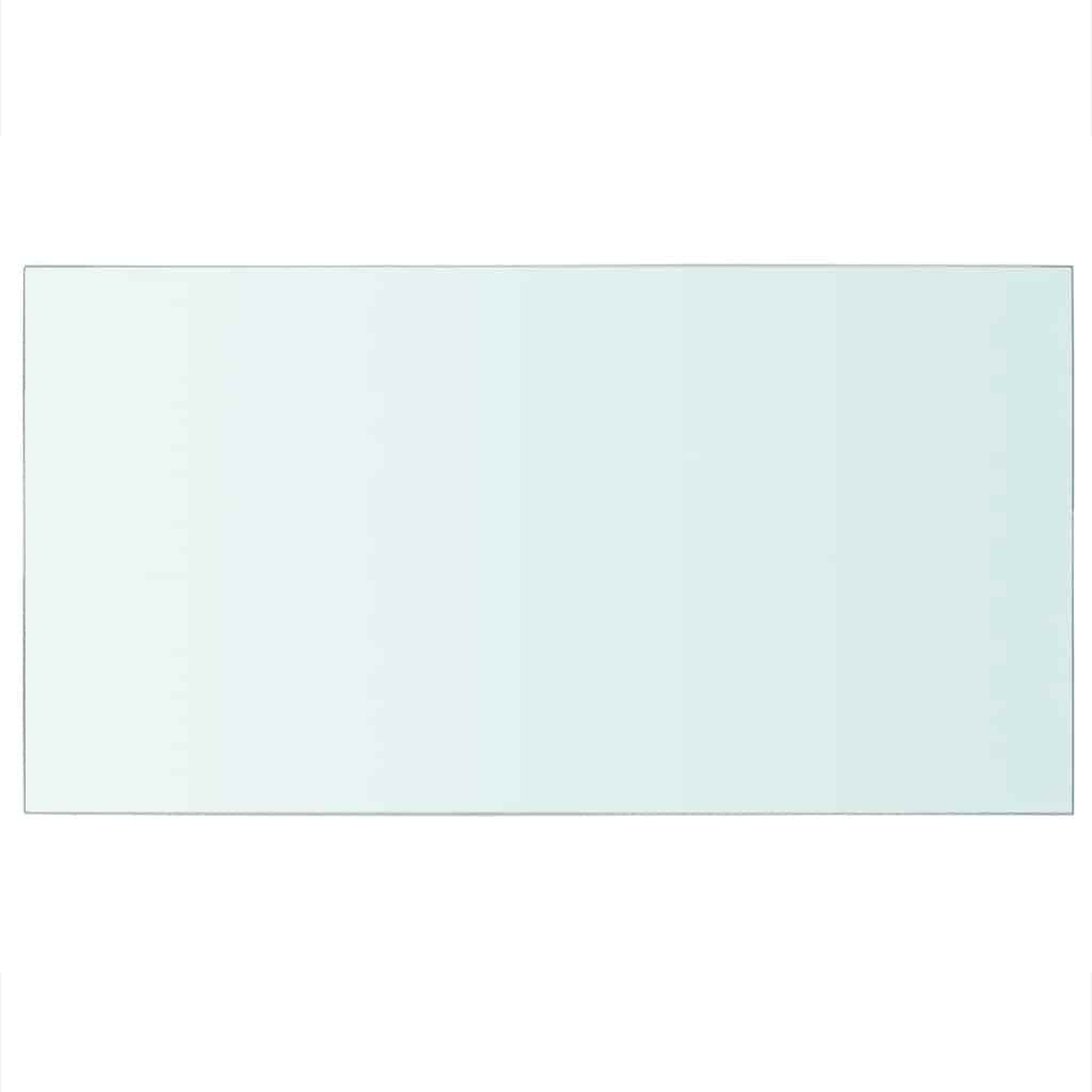 Panneaux d'étagère 2 pcs Verre Transparent 40 x 25 cm - XIOS