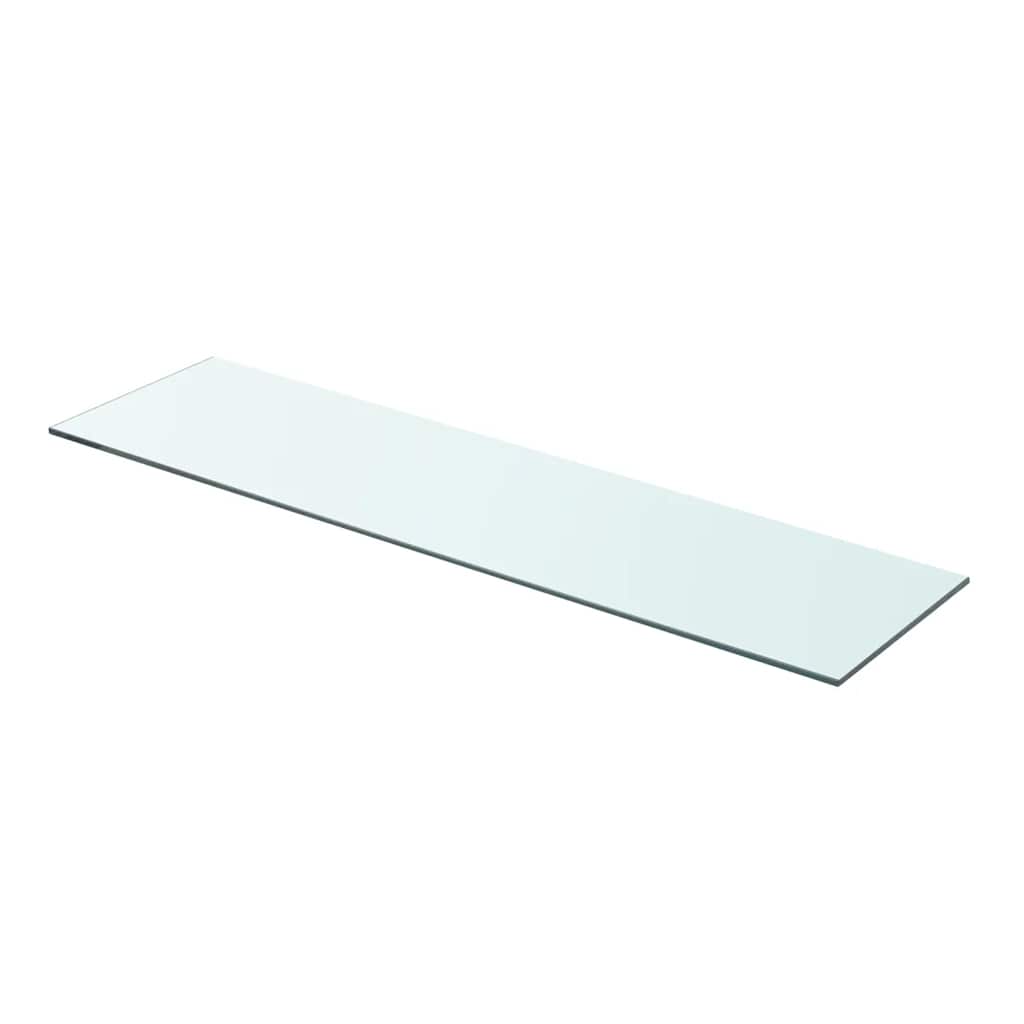 Panneaux d'étagère 2 pcs Verre Transparent 80 x 20 cm - XIOS