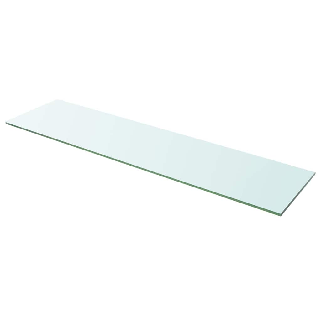 Panneaux d'étagère 2 pcs Verre Transparent 100 x 25 cm - XIOS