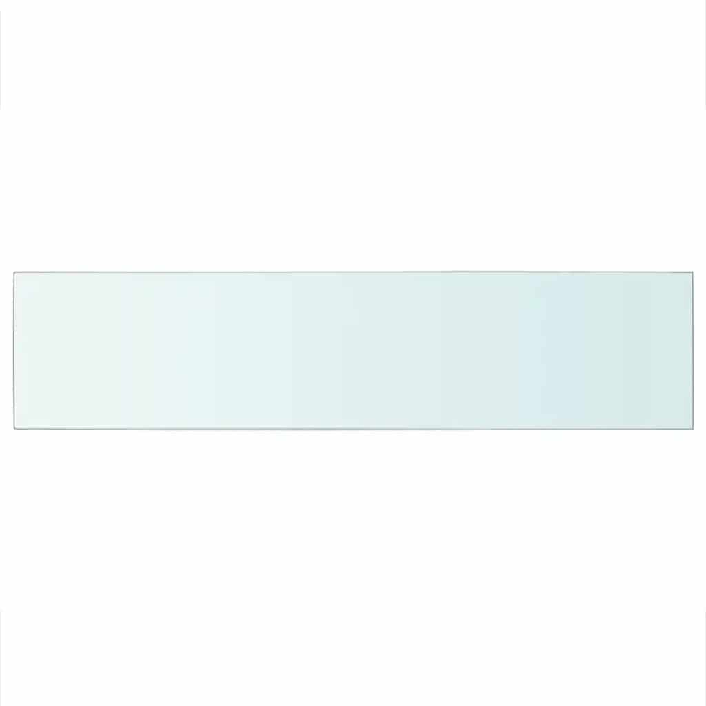 Panneaux d'étagère 2 pcs Verre Transparent 110 x 25 cm - XIOS