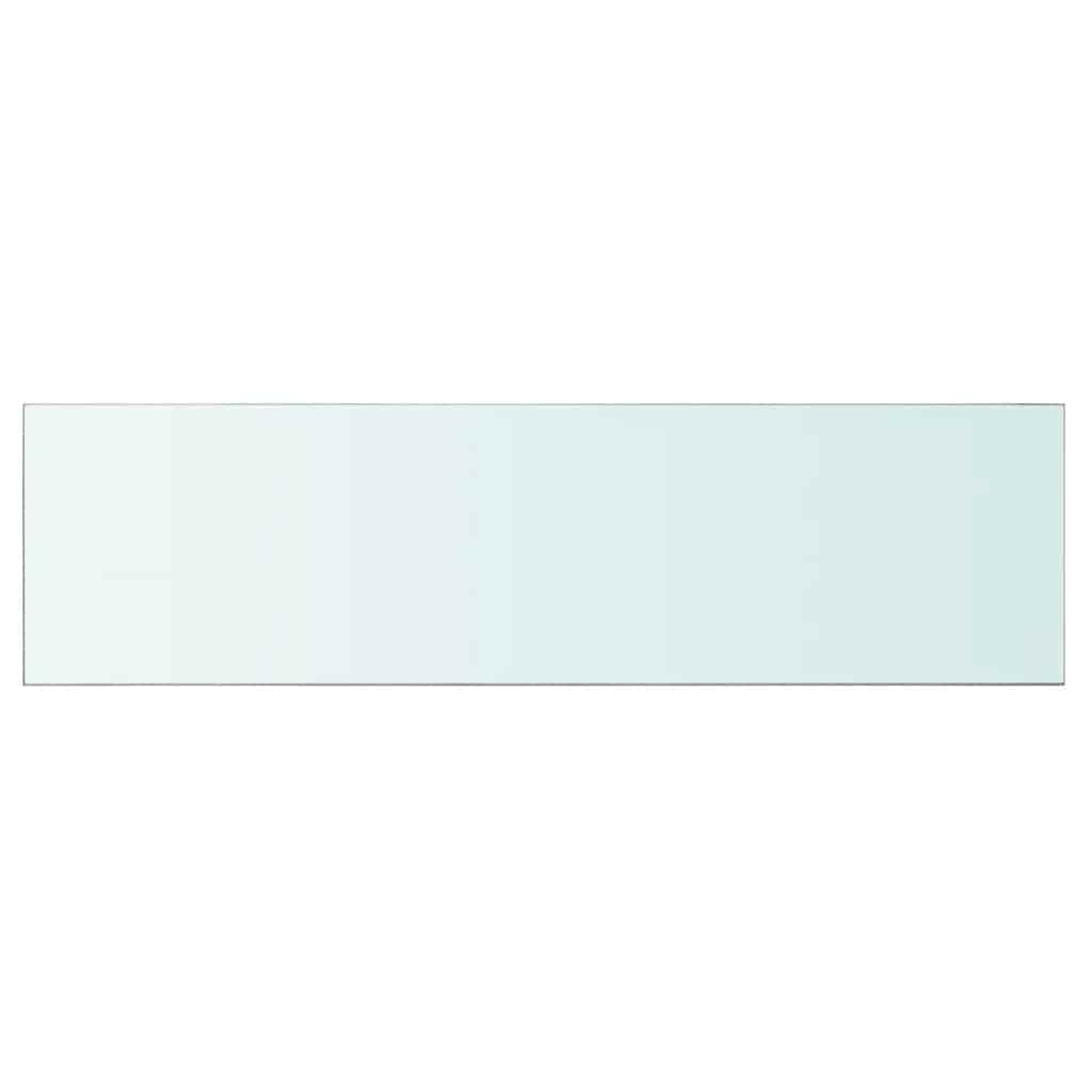 Panneaux d'étagère 2 pcs Verre Transparent 110 x 30 cm - XIOS