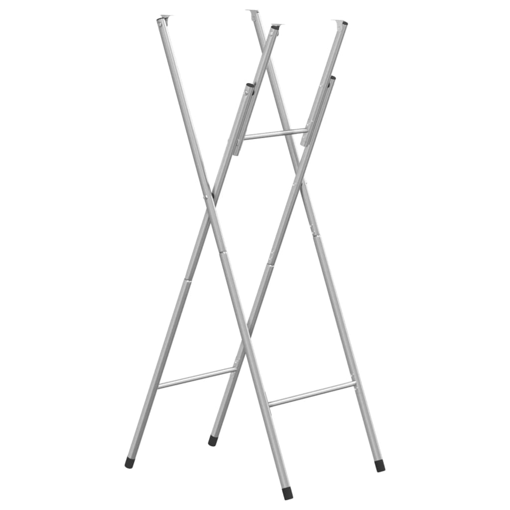 Pieds de table de bar pliables Argenté 45x53x108 cm Pieds de table vidaXL   