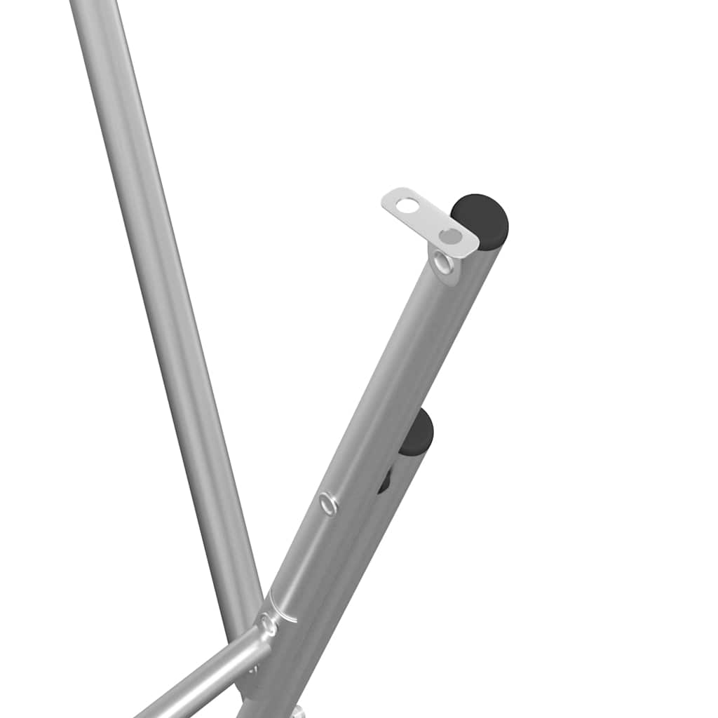 Pieds de table de bar pliables Argenté 45x53x108 cm - XIOS