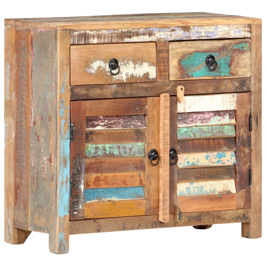 Buffet 70x30x68 cm Bois de récupération solide - XIOS