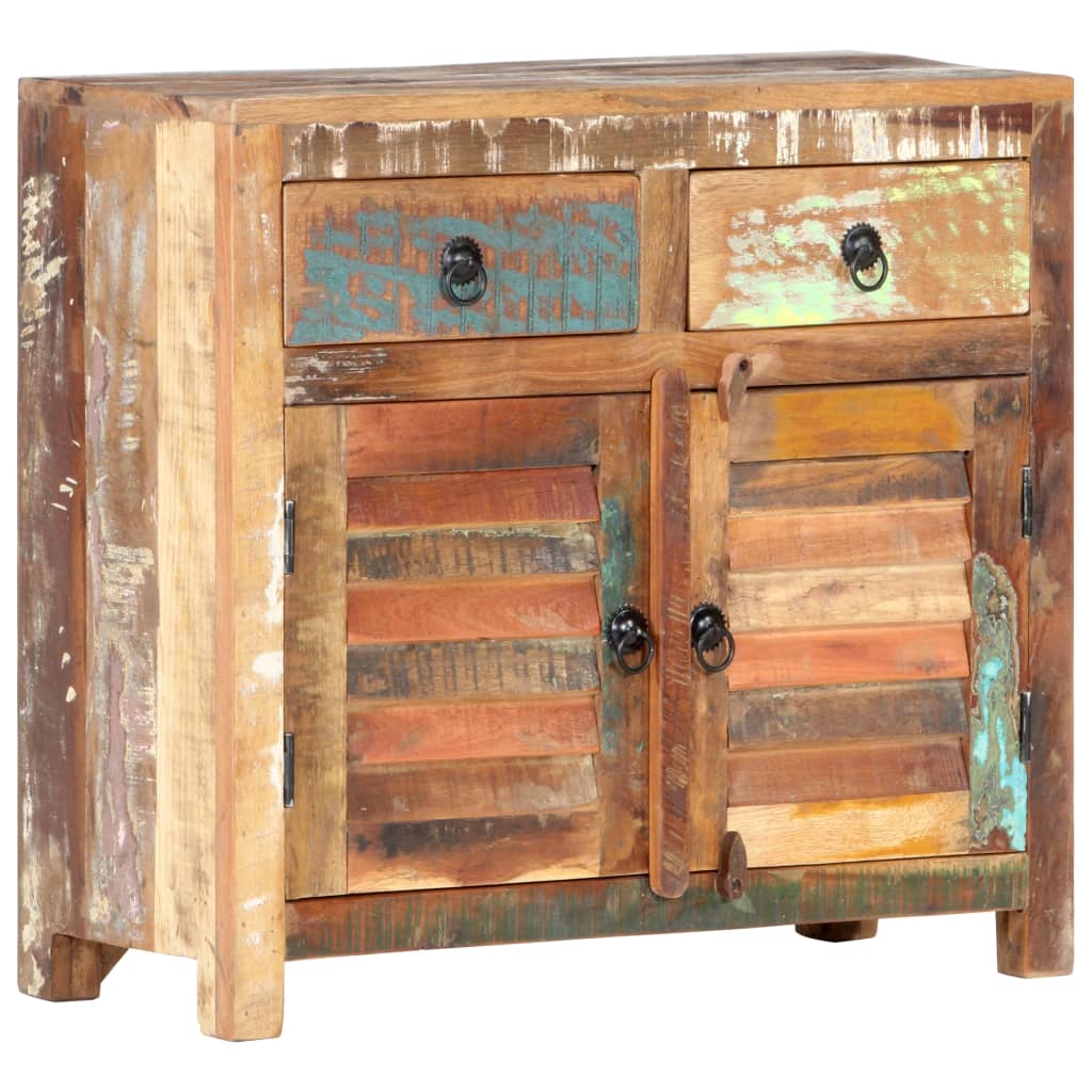 Buffet 70x30x68 cm Bois de récupération solide - XIOS