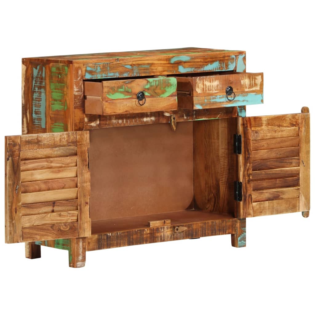 Buffet 70x30x68 cm Bois de récupération solide - XIOS