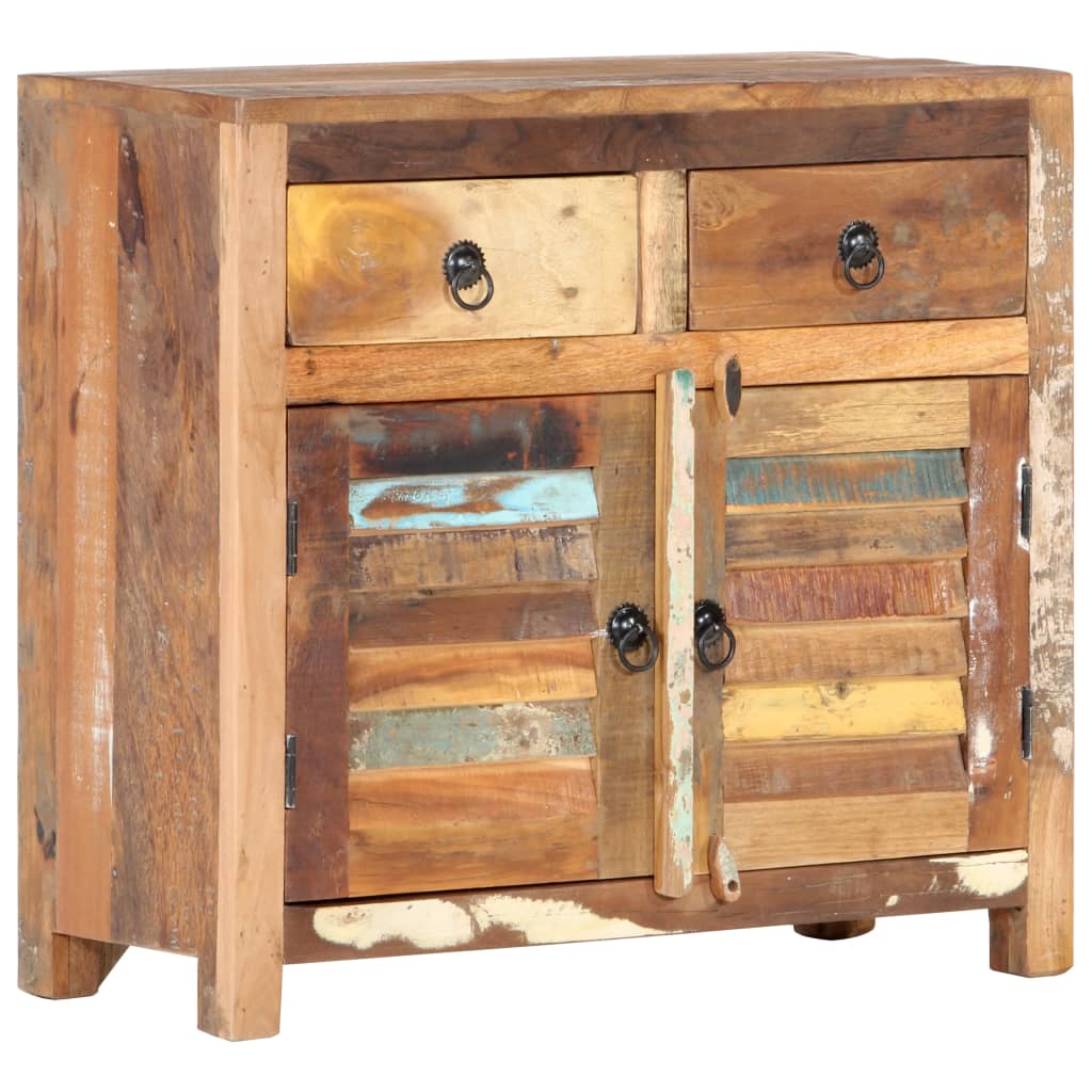 Buffet 70x30x68 cm Bois de récupération solide - XIOS