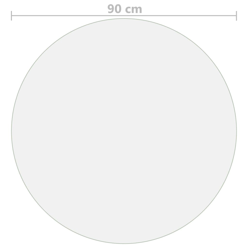 Protecteur de table mat Ø 90 cm 2 mm PVC - XIOS