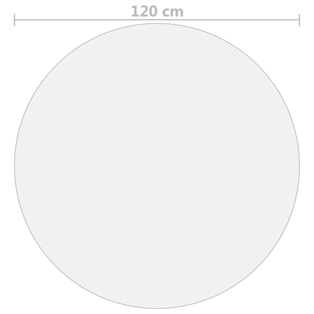 Protecteur de table Mat Ø 120 cm 2 mm PVC XIOS