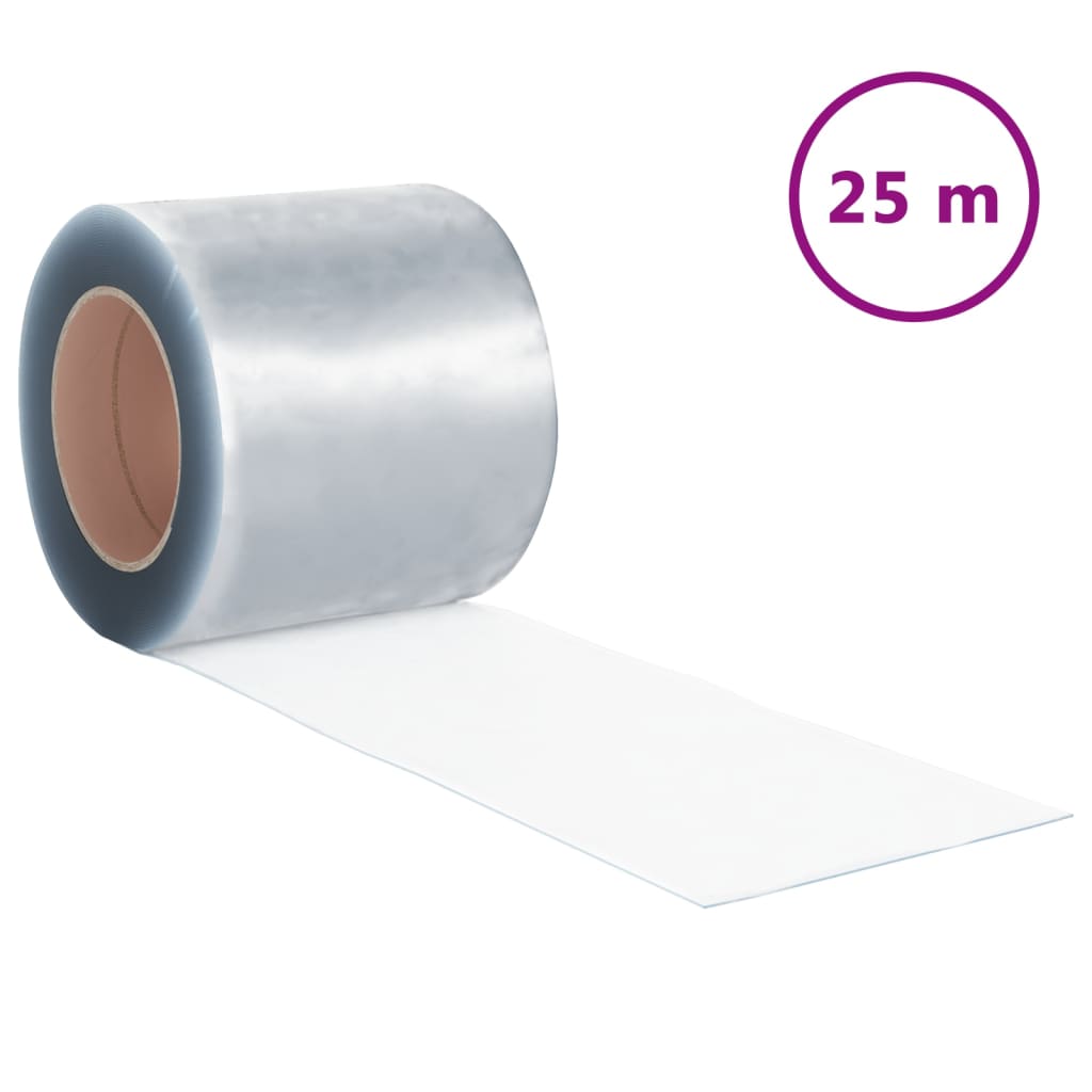Rouleau de rideau en bande PVC 2 mm x 200 mm 25 m Rideaux vidaXL