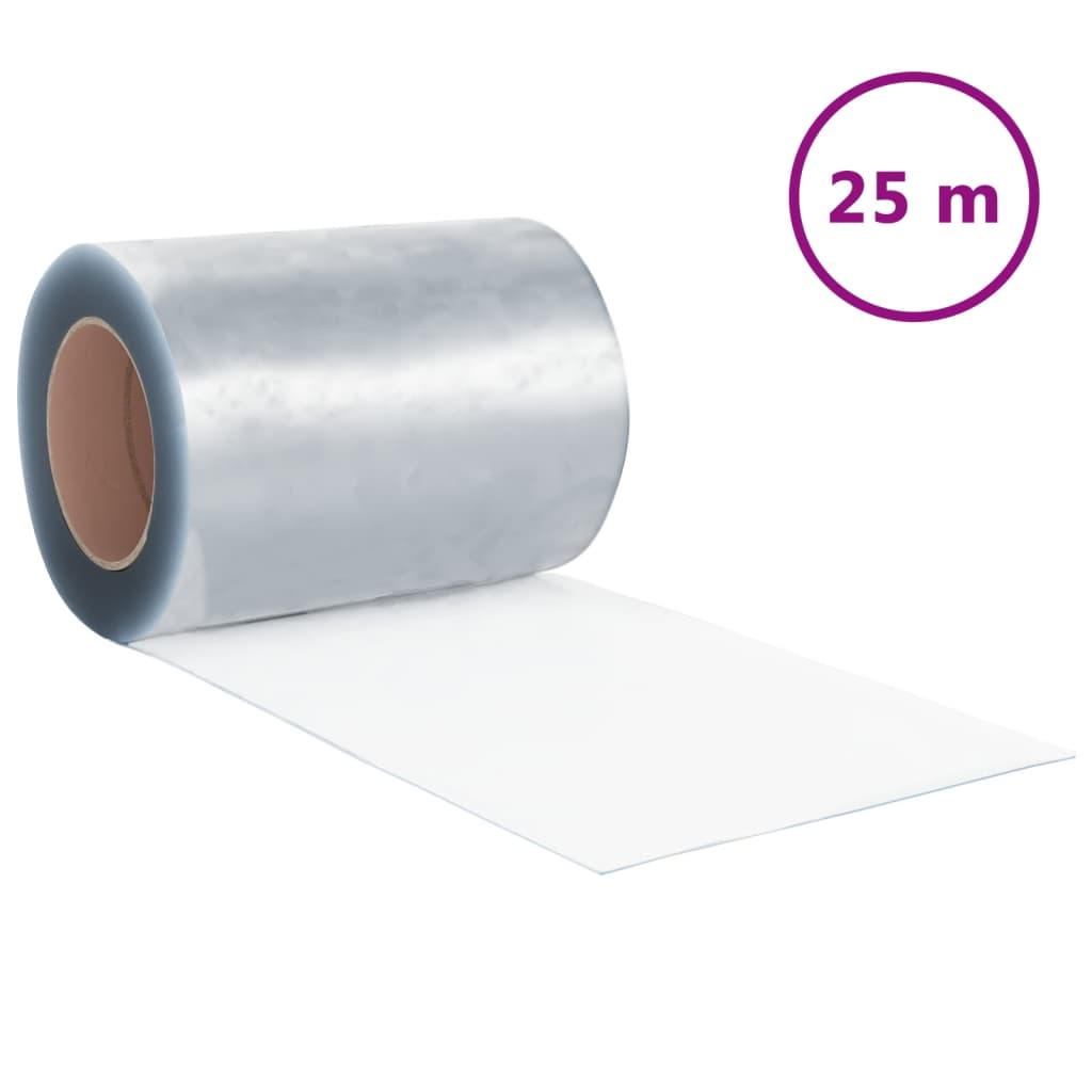 Rouleau de rideau en bande PVC 3 mm x 300 mm 25 m Rideaux vidaXL