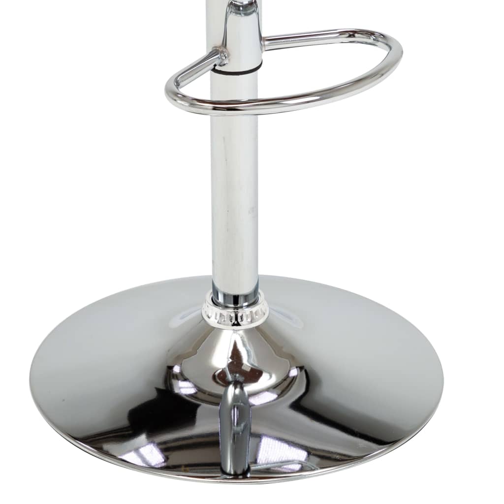 Chaises de bar lot de 2 gris bois courbé et tissu - XIOS