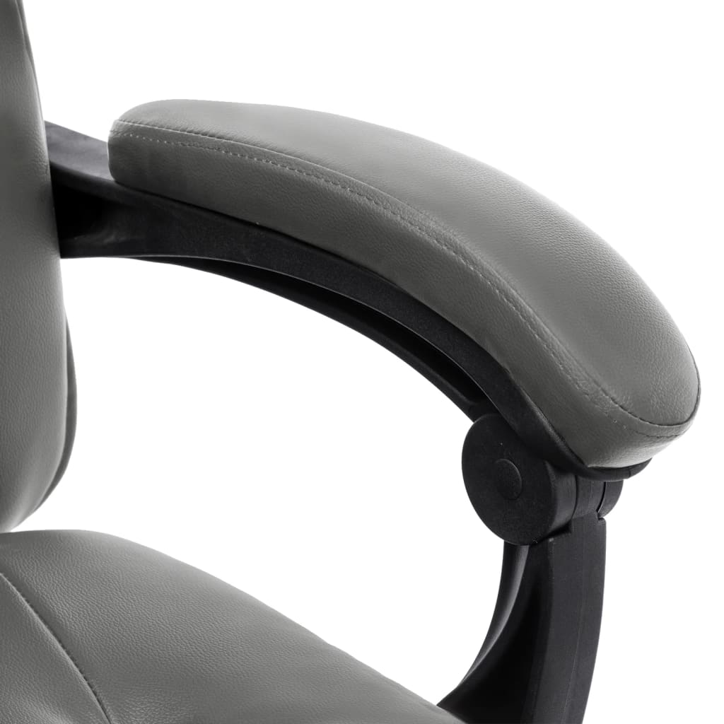 Chaise de bureau Anthracite Similicuir - XIOS