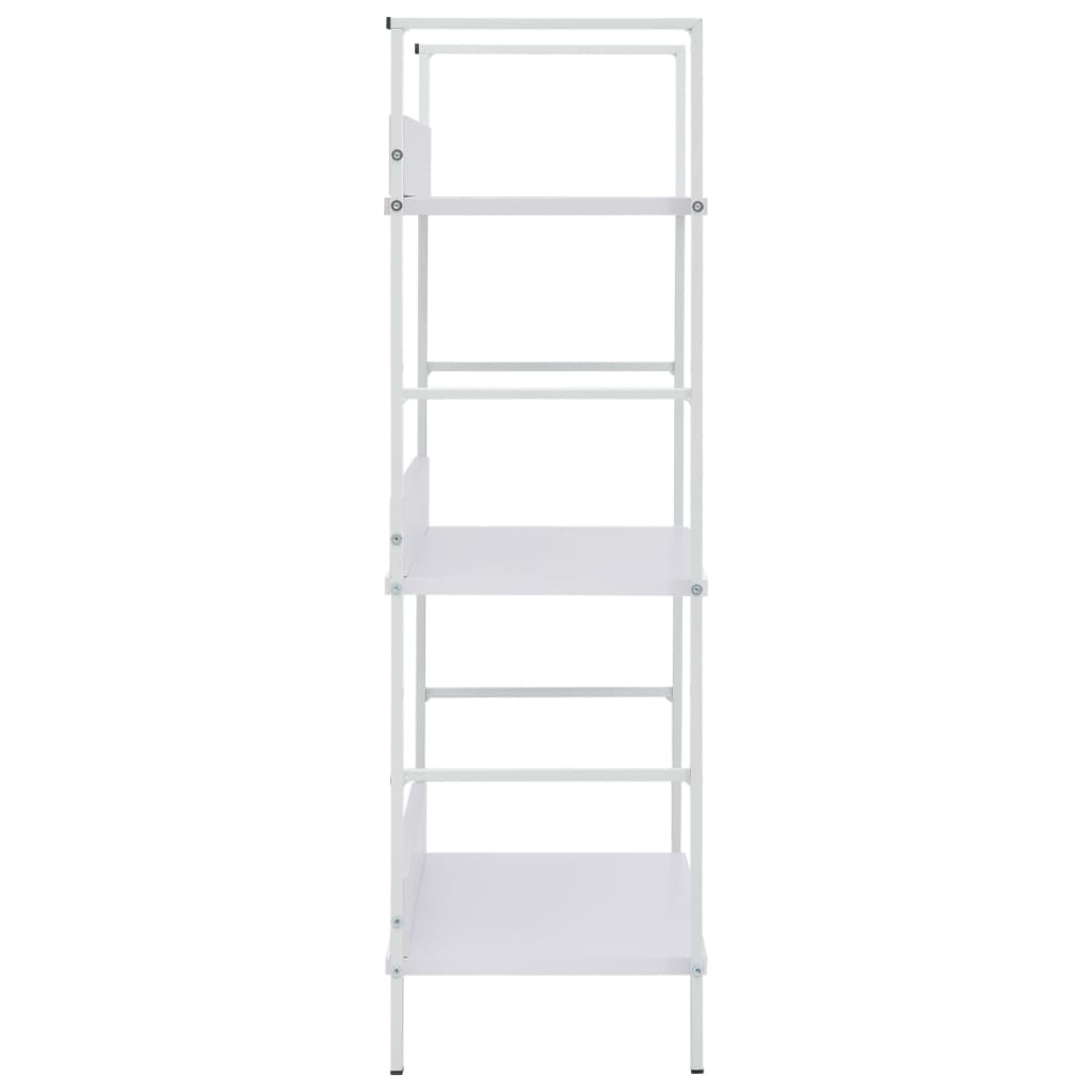 Bibliothèque à 3 niveaux blanc 60x27,6x90,5cm bois d'ingénierie - XIOS