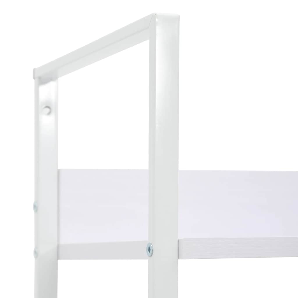 Bibliothèque à 5 niveaux noir 60x27,6x158,5cm bois d'ingénierie - XIOS