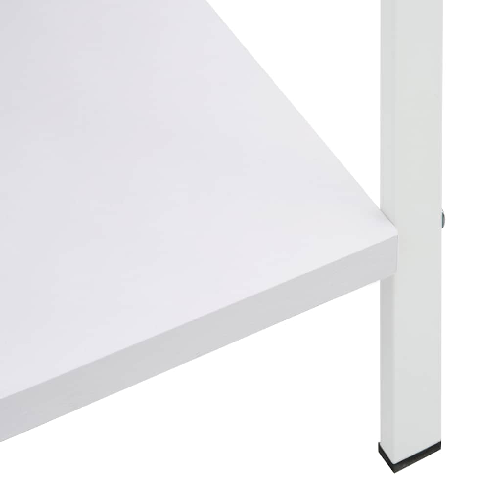 Bibliothèque à 5 niveaux noir 60x27,6x158,5cm bois d'ingénierie - XIOS