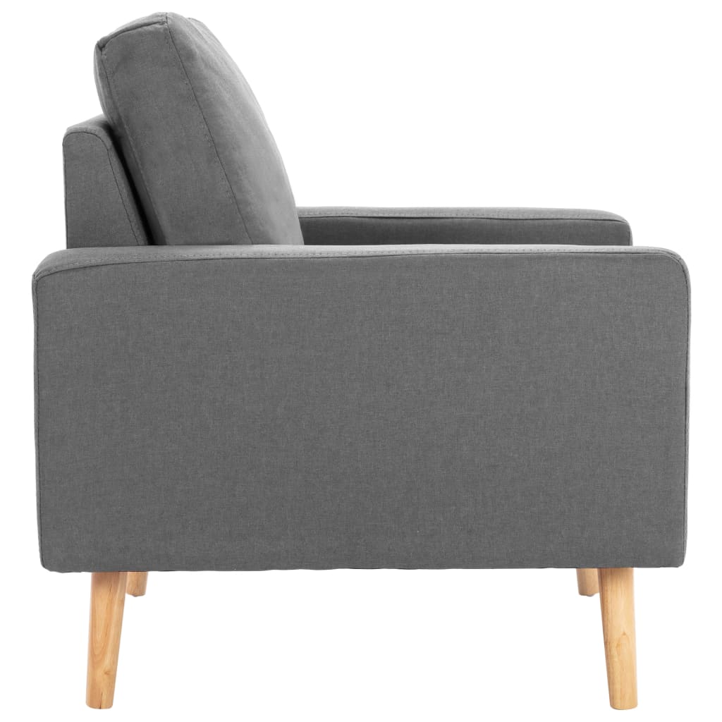 Fauteuil gris foncé tissu - XIOS