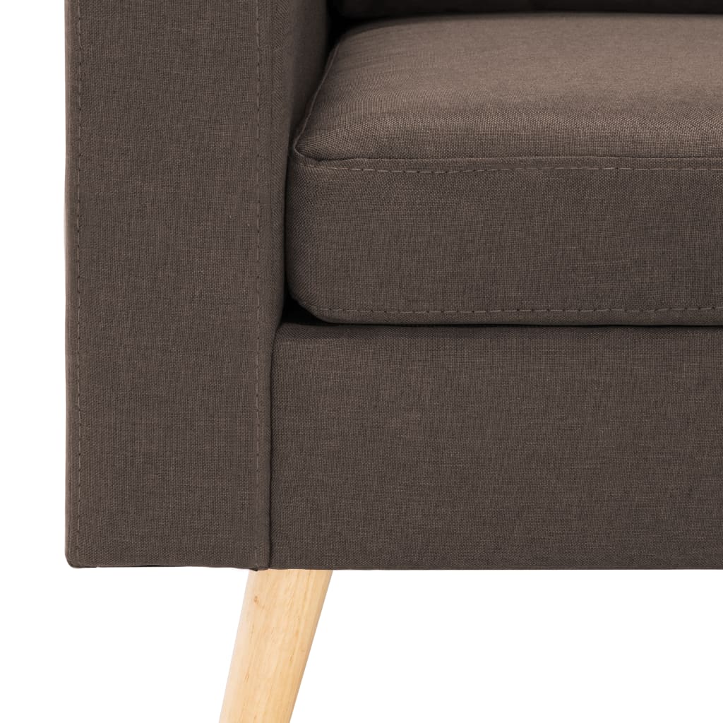 Fauteuil marron tissu - XIOS