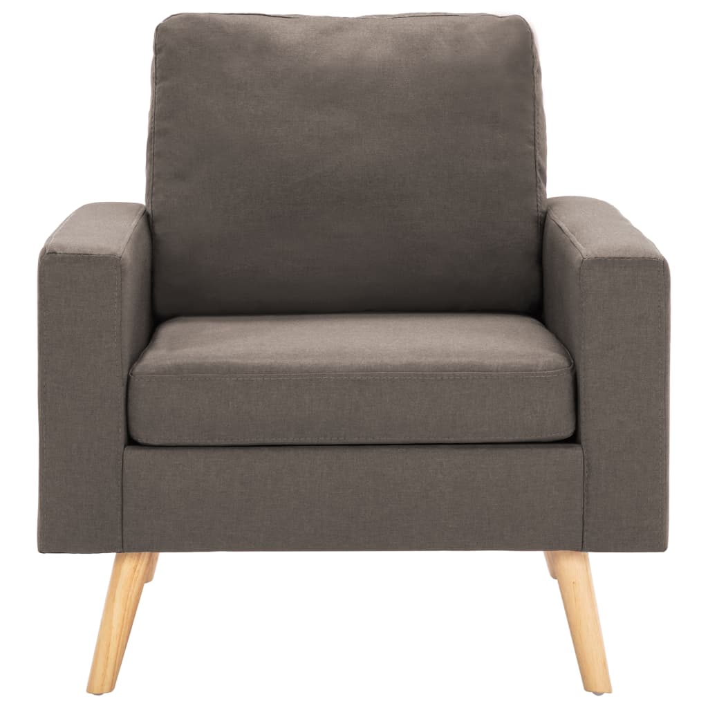 Fauteuil Taupe Tissu - XIOS