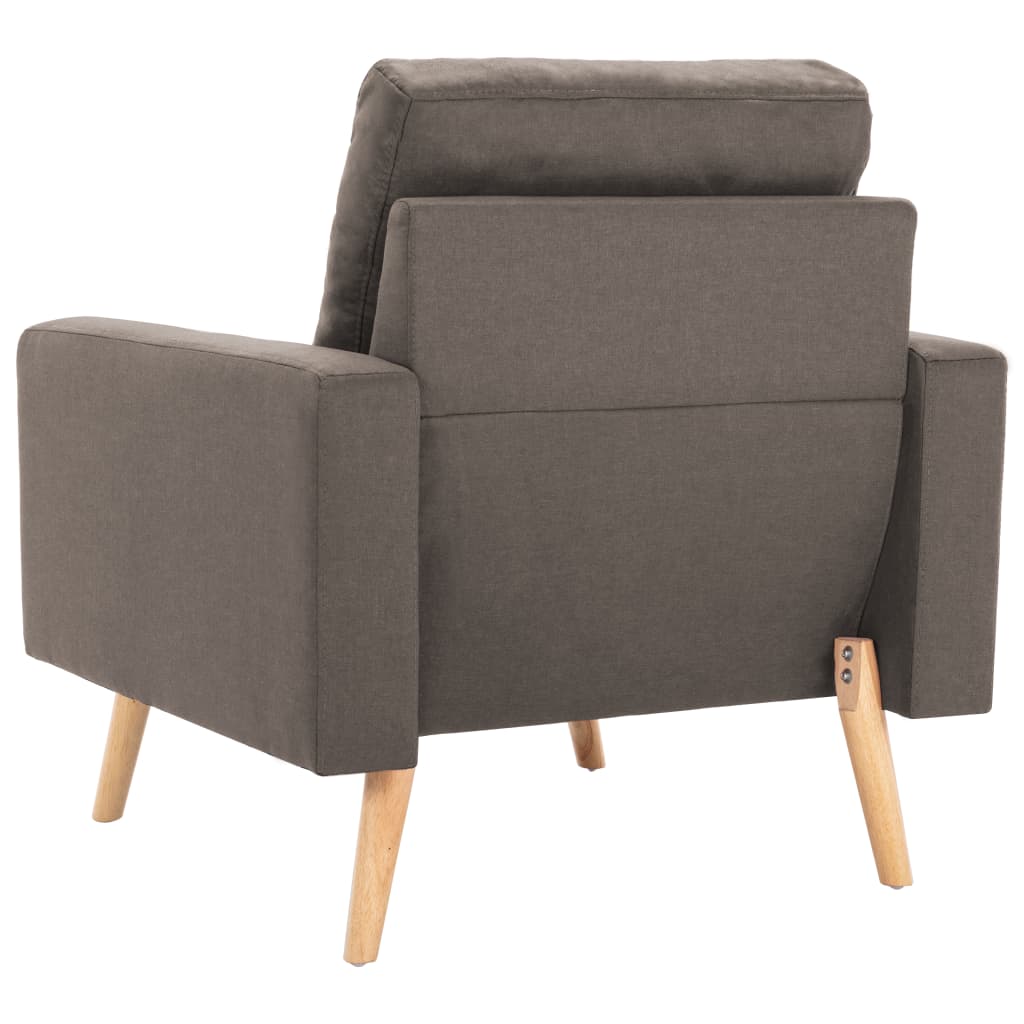 Fauteuil Taupe Tissu - XIOS