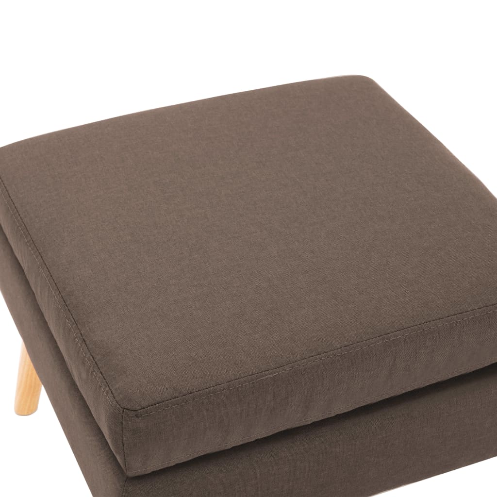 Repose-pied Marron Tissu - XIOS