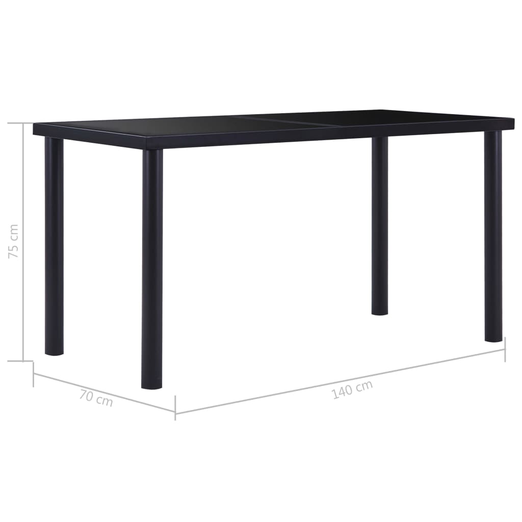 Ensemble de salle à manger 5 pcs Similicuir Marron - XIOS