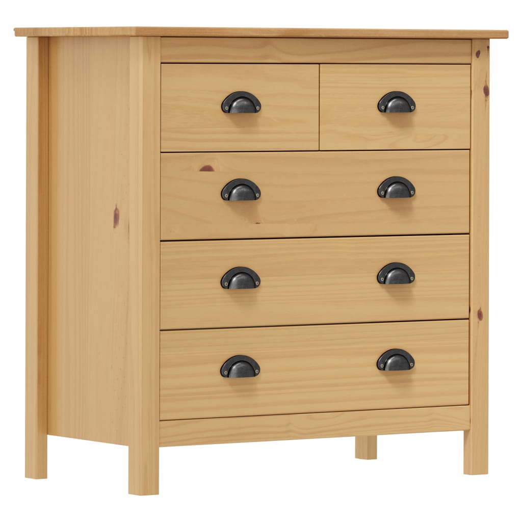 Buffet Hill 79x40x80 cm Bois de pin solide - XIOS