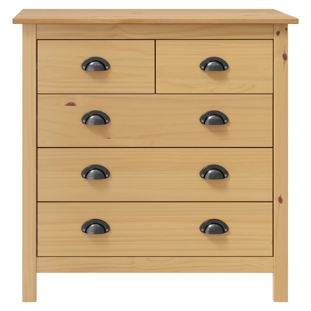 Buffet Hill 79x40x80 cm Bois de pin solide - XIOS