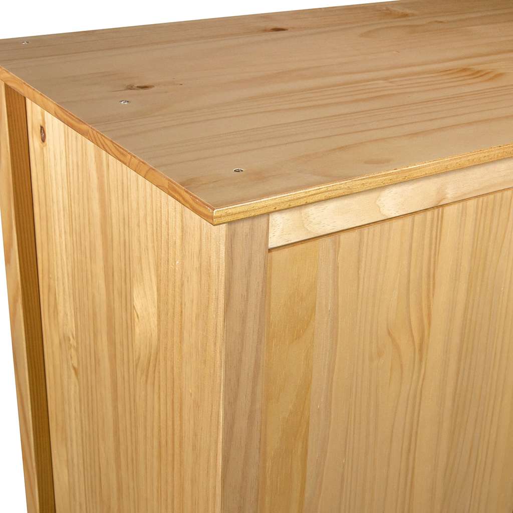 Garde-robe à 2 portes Hill 89x50x170 cm Bois de pin solide - XIOS