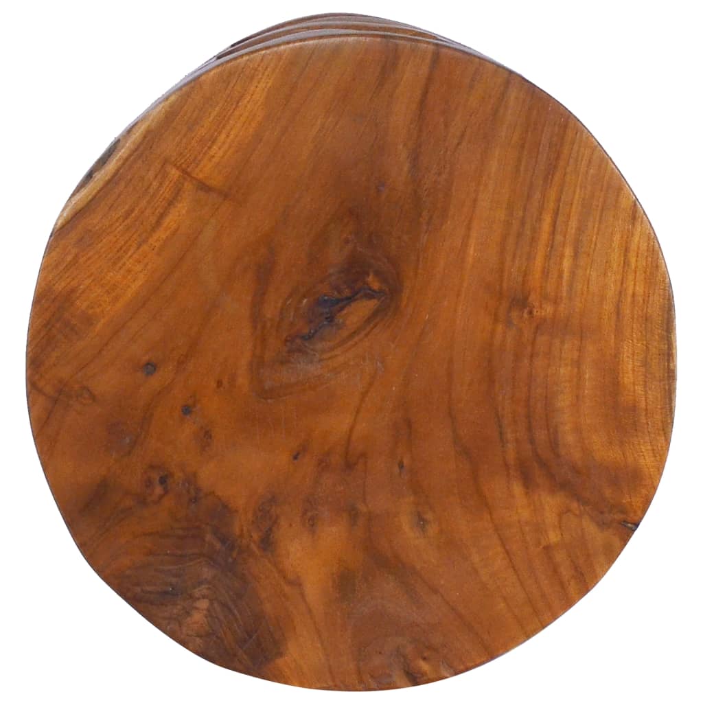 Table de chevet 30x30x45 cm Bois de teck massif - XIOS