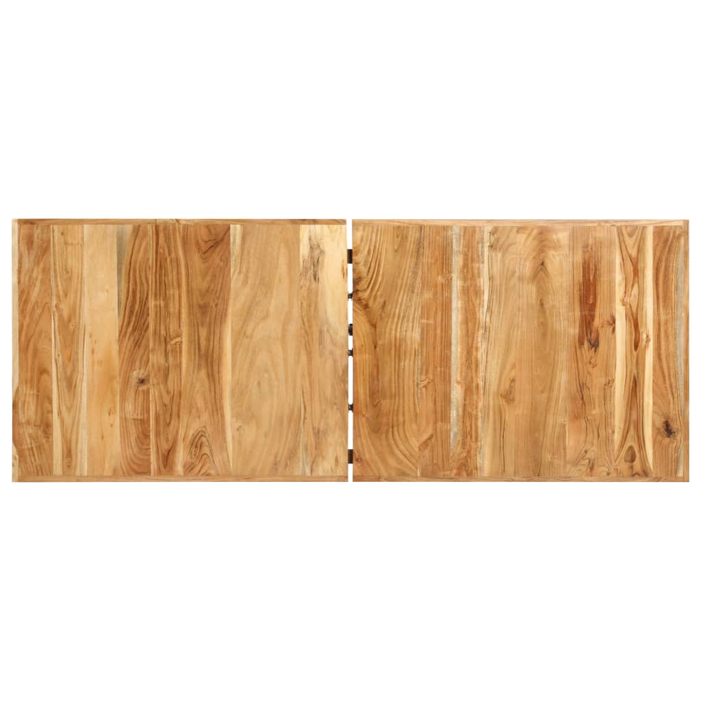 Ensemble de bar 9 pcs Bois d'acacia et de récupération massif - XIOS