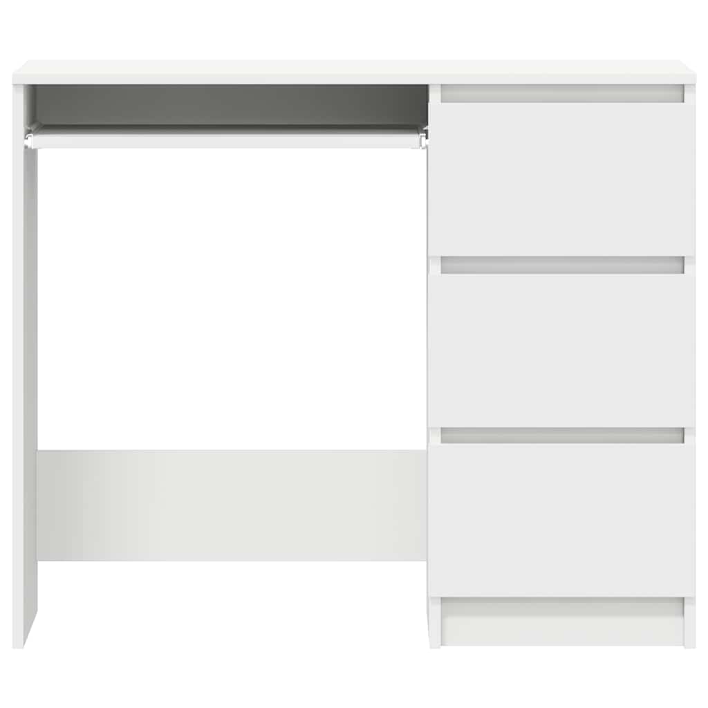 Bureau Blanc 90x45x76 cm Bois d’ingénierie - XIOS