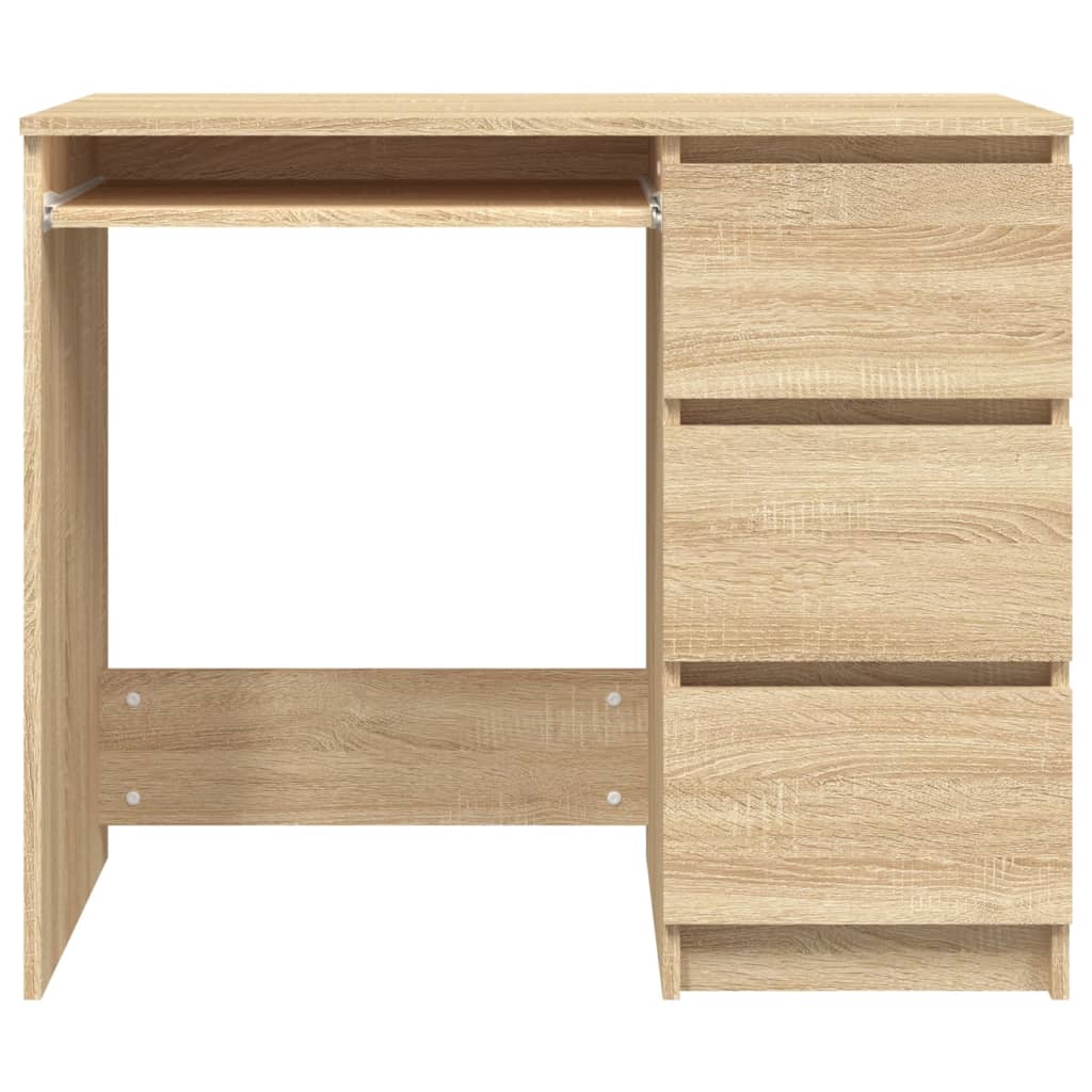 Bureau Chêne sonoma 90x45x76 cm Bois d’ingénierie Bureaux vidaXL   